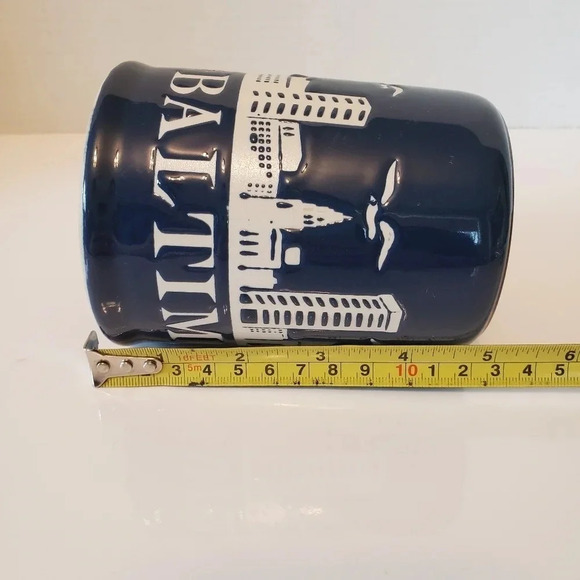 Vtg Baltimore Blue  Ceramic Gloss Glazed Coffee Mug. - Picture 9 of 9